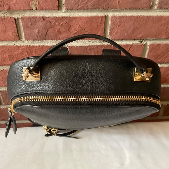 Henri Bendel Soho Black Pebble Leather Backpack main image 16